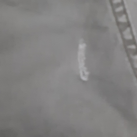 Mossimo Supply Co Shorts Mid Rise Olive Green Khaki Distressed Summer SZ 12 - Picture 7 of 15